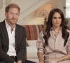 L'ex-militaire et Meghan pourraient aussi obtenir un "Golden Visa" qui leur permettrait de circuler plus facilement dans l'espace Schengen de l'Union européenne.
Le prince Harry, duc de Sussex et Meghan Markle, duchesse de Sussex, lors d'une interview pour l'émission CBS News Sunday Morning, diffusée le 4 août 2024. Lors de ce programme, le couple princier a évoqué leurs enfants, Archie Harrison, 5 ans et Lilibet Diana, 3 ans et leur volonté de les protéger des dangers du web. 