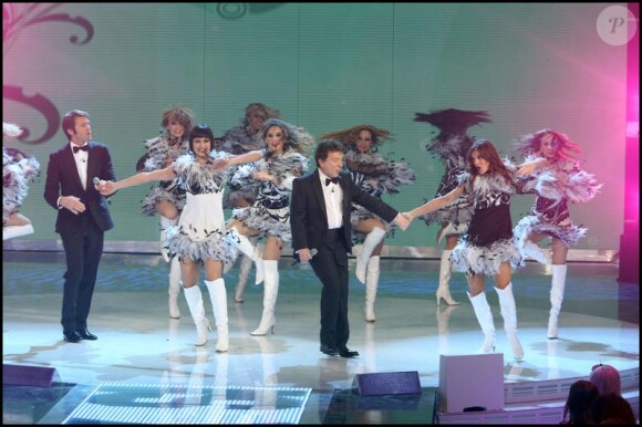 Emmanuel Philibert de Savoie durant l'émission de télé italienne Ciak si canta, le 26 mars 2010