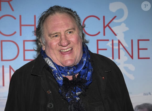 Après la diffusion de "La chute de l'ogre", un numéro spécial de "Complément d'enquête" dédié à Gérard Depardieu en 2023, l'acteur est dans la tourmente...
L'acteur français Gérard Depardieu assiste à l'avant-première du film "Le goût des petits riens" au Cinéma Paris. Le film sortira dans les salles allemandes le 9 février 2023. Berlin, Allemagne, 12 janvier 2023. Photo de Jens Kalaene/DPA/ABACAPRESS.COM