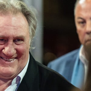 Gérard Depardieu lors de la cérémonie de clôture du 3ème Festival Cineroman à Nice, France, le 24 octobre 2021. Photo par Lucie Choquet/ABACAPRESS.COM