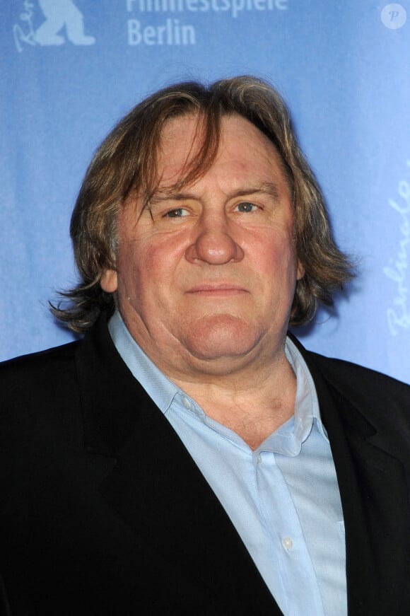 Gérard Depardieu lors d'un photocall pour "Mammuth" dans le cadre du 60e Festival du film de Berlin à l'hôtel Grand Hyatt à Berlin, Allemagne, le 19 février 2010. Photo par Nicolas Briquet/ABACAPRESS.COM