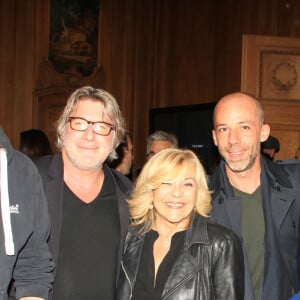 Exclusif - Yohan Khatir (réalisateur), Gérard Pont, Nicoletta, Alexandre Chappuis (fils de Nicoletta), Hervé Vilard, Jean-Christophe Molinier - Première du film documentaire "Nicoletta, la voix de la liberté" à la Scam à Paris. Le 26 septembre 2019