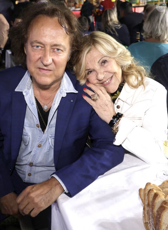 Nicoletta et son mari Jean-Christophe Molinier lors de L'inauguration de la fête à NeuNeu dans le Bois de Boulogne à Paris, France, le 6 septembre 2024. © Cédric Perrin/Bestimage