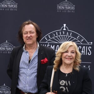 Exclusif - Jean-Christophe Molinier et sa femme Nicoletta - Photocall de la 3ème édition du Festival du Cinéma Français et de la Gastronomie d'Aix-les-Bains. Le 8 juin 2024 © Denis Guignebourg / Bestimage