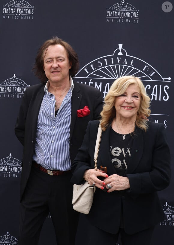 Exclusif - Jean-Christophe Molinier et sa femme Nicoletta - Photocall de la 3ème édition du Festival du Cinéma Français et de la Gastronomie d'Aix-les-Bains. Le 8 juin 2024 © Denis Guignebourg / Bestimage