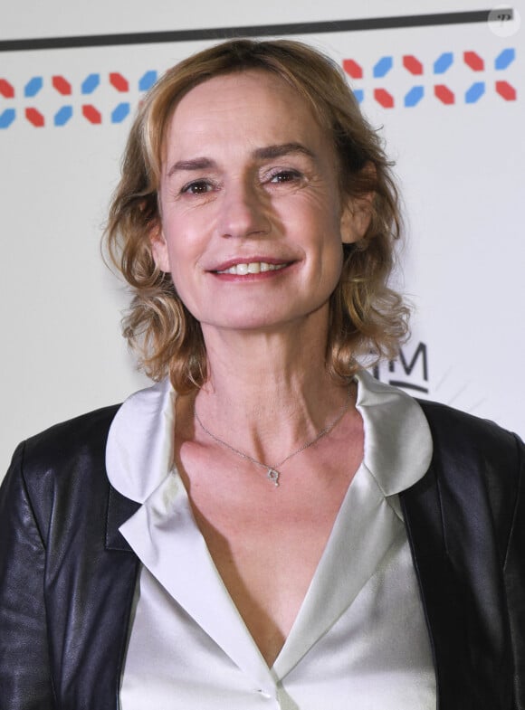 Sandrine Bonnaire lors du photocall du jury de la 11ème édition du Luxembourg City Film Festival à l'hôtel Bristol à Paris, France, le 9 mars 2021. © Coadic Guirec/Bestimage 