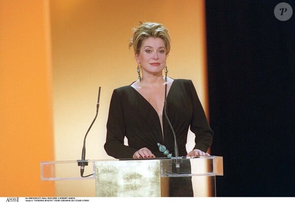 "CATHERINE DENEUVE" 25EME CEREMONIE DES CESARS A PARIS "PLAN AMERICAIN"