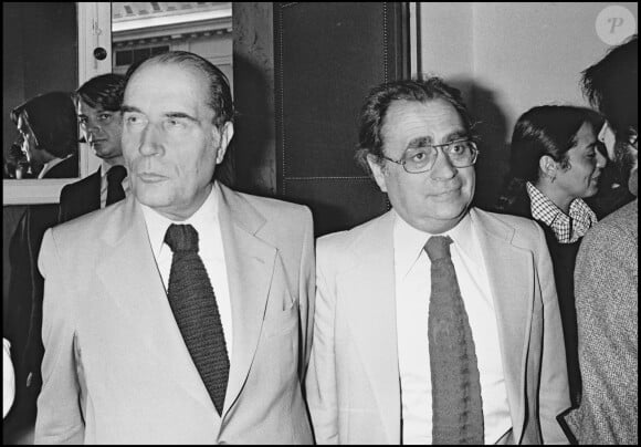 FRançois Mitterrand et Pierre Beregovoy en 1978