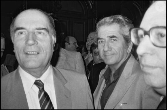 François Mitterrand et Daniel Gélin.