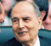 Cela fait 108 aujourd'hui que François Mitterrand a vu le jour. Jacques Chirac et le Président de la République François Mitterrand à la finale du Championnat de France de rugby au Parc des Princes à Paris.