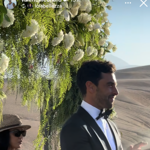 Valentin Leonard, lui, a partagé et repartagé de nombreux clichés pris par leurs 60 invités sur Instagram.
Valentin Leonard partage et repartage des moments de son mariage Rachel Trapani immortalisé par le photographe Marc Bourrel