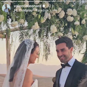 Valentin Leonard partage et repartage des moments de son mariage Rachel Trapani, immortalisé par le photographe Marc Bourrel