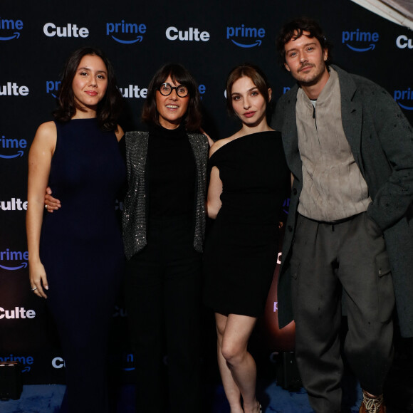 Anaïde Rozam, Alexia Laroche-Joubert, Marie Colomb, César Domboy - Avant-première de la série "Culte" à la Villa Culte à Paris. Le 9 octobre 2024 © Christophe Clovis / Bestimage