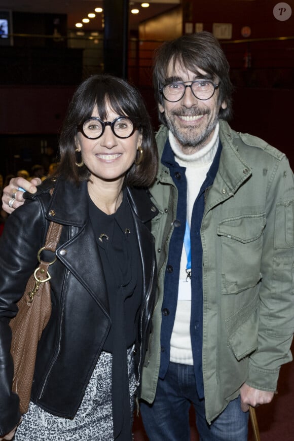 Exclusif - Alexia Laroche-Joubert et son compagnon Mathieu Grinberg - People au concert de Renaud Capuçon à l'Olympia à Paris, France, le 10 mars 2024. © Moreau-Tribeca/Bestimage