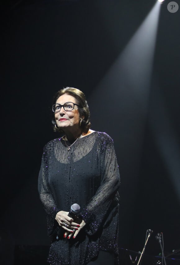 Exclusif - Nana Mouskouri - Concert "Michel Legrand & Friends" en hommage à Michel Legrand au Grand Rex à Paris le 17 avril 2019.