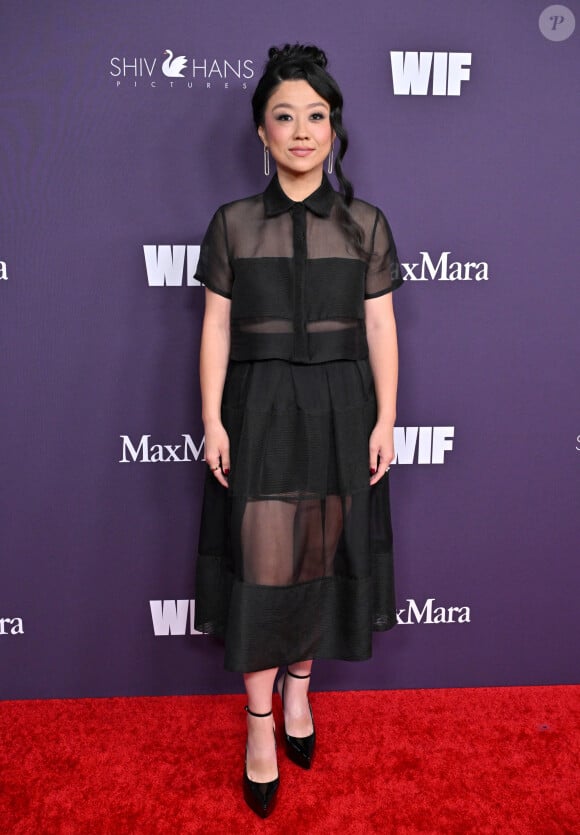 Sherry Cola au photocall de la soirée Women In Film Annual Gala à l'hôtel Beverly Hilton à Los Angeles le 24 octobre 2024.