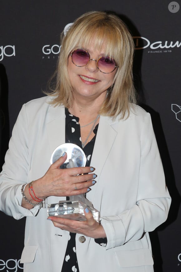 France Gall à la press Room de la 11ème cérémonie des Globes de Cristal au Lido à Paris le 30 janvier 2017. © CVS / Bestimage 