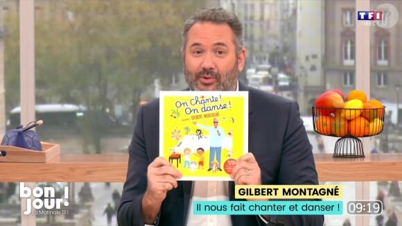 Bruce Toussaint a reçu Gilbert Montagné dans "Bonjour !" le mardi 29 octobre 2024 sur TF1
Bruce Toussaint sur le plateau de "Bonjour !"