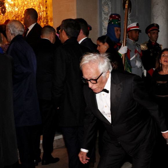 Gérard Darmon - Dîner d'Etat offert par sa Majesté le roi Mohammed VI du Maroc en l'honneur du Président de la République Emmanuel Macron et de la première dame Brigitte Macron au Palais Royal de Rabat au Maroc le 29 Octobre 2024. © Dominique Jacovides/Bestimage 