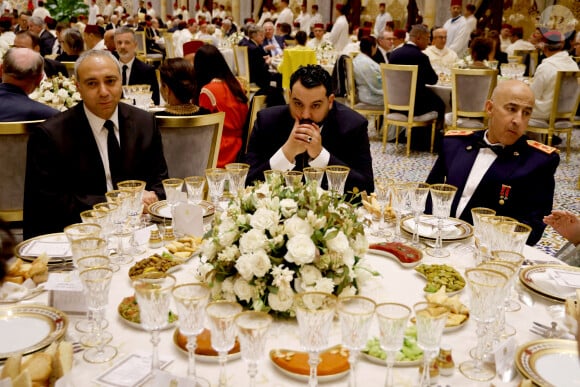 Yassine Belattar lors du banquet d'Etat organisé par le roi Mohammed VI en l'honneur d'Emmanuel et Brigitte Macron à Rabat au Maroc, le 29 octobre 2024 © Ludovic Marin/Pool/Bestimage