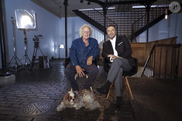 Exclusif - Didier Barbelivien, Bernard Montiel - Enregistrement de l'émission "Animaux Stars", présentée par B.Montiel et diffusée le 2 novembre sur Animaux TV. Le 23 septembre 2024 © Jack Tribeca / Bestimage