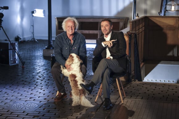 Exclusif - Didier Barbelivien, Bernard Montiel - Enregistrement de l'émission "Animaux Stars", présentée par B.Montiel et diffusée le 2 novembre sur Animaux TV. Le 23 septembre 2024 © Jack Tribeca / Bestimage