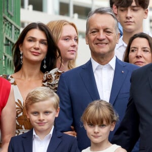 Traditionnel Pique Nique des Monégasques "U Cavagnetu" dans le Parc princesse Antoinette, en présence du prince Albert II de Monaco et de la princesse Charlene accompagnés par leurs enfants le prince Jacques de Monaco, marquis des Baux, et La princesse Gabriella de Monaco, comtesse de Carladès, à Monaco, le 7 septembre 2024. © Claudia Albuquerque/Bestimage 