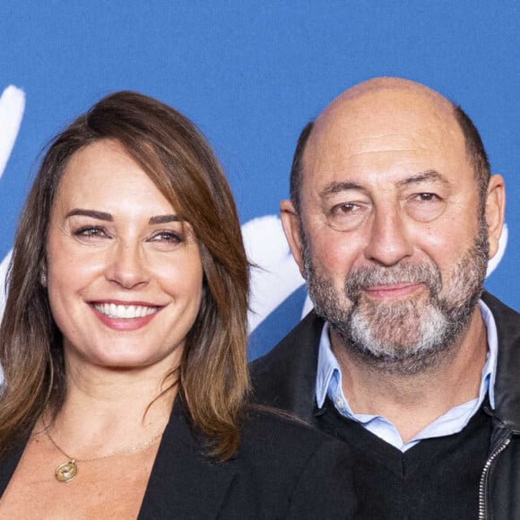 Julia Vignali et son mari Kad Merad - Avant-première du film "Finalement" de C. Lelouch qui fête son 87ème anniversaire au Grand Rex à Paris le 30 octobre 2024. © Pierre Perusseau/Bestimage