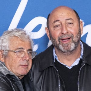 Michel Boujenah et Kad Merad - Avant-première du film "Finalement" de C. Lelouch qui fête son 87ème anniversaire au Grand Rex à Paris le 30 octobre 2024. © Pierre Perusseau/Bestimage