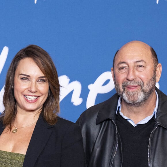 Julia Vignali et son mari Kad Merad - Avant-première du film "Finalement" de C. Lelouch qui fête son 87ème anniversaire au Grand Rex à Paris le 30 octobre 2024. © Pierre Perusseau/Bestimage