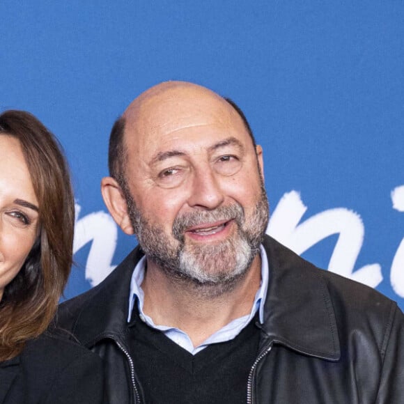 Julia Vignali et son mari Kad Merad - Avant-première du film "Finalement" de C. Lelouch qui fête son 87ème anniversaire au Grand Rex à Paris le 30 octobre 2024. © Pierre Perusseau/Bestimage 