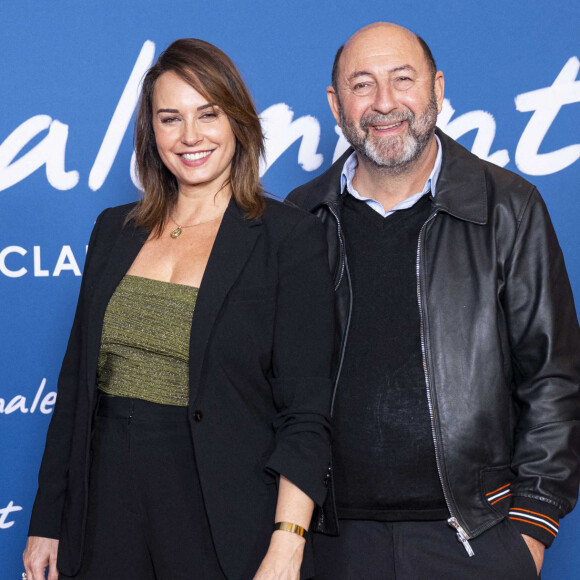 Julia Vignali et son mari Kad Merad - Avant-première du film "Finalement" de C. Lelouch qui fête son 87ème anniversaire au Grand Rex à Paris le 30 octobre 2024. © Pierre Perusseau/Bestimage 