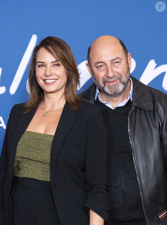 Julia Vignali et son mari Kad Merad - Avant-première du film "Finalement" de C. Lelouch qui fête son 87ème anniversaire au Grand Rex à Paris le 30 octobre 2024. © Pierre Perusseau/Bestimage 