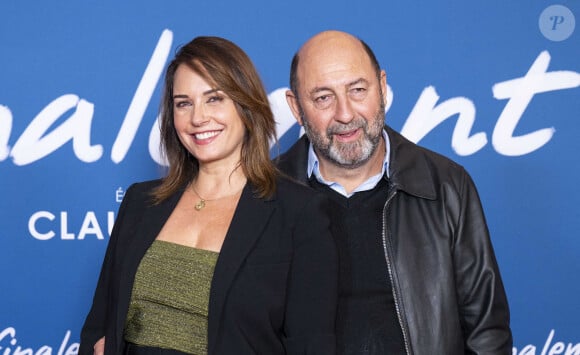 Julia Vignali et son mari Kad Merad - Avant-première du film "Finalement" de C. Lelouch qui fête son 87ème anniversaire au Grand Rex à Paris le 30 octobre 2024. © Pierre Perusseau/Bestimage 