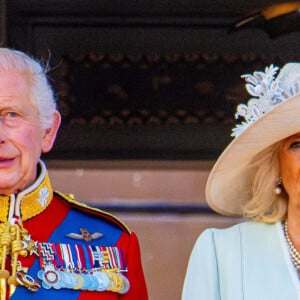 Charles III, Camilla et Sophie de Wessex à Trooping the Colour 2024