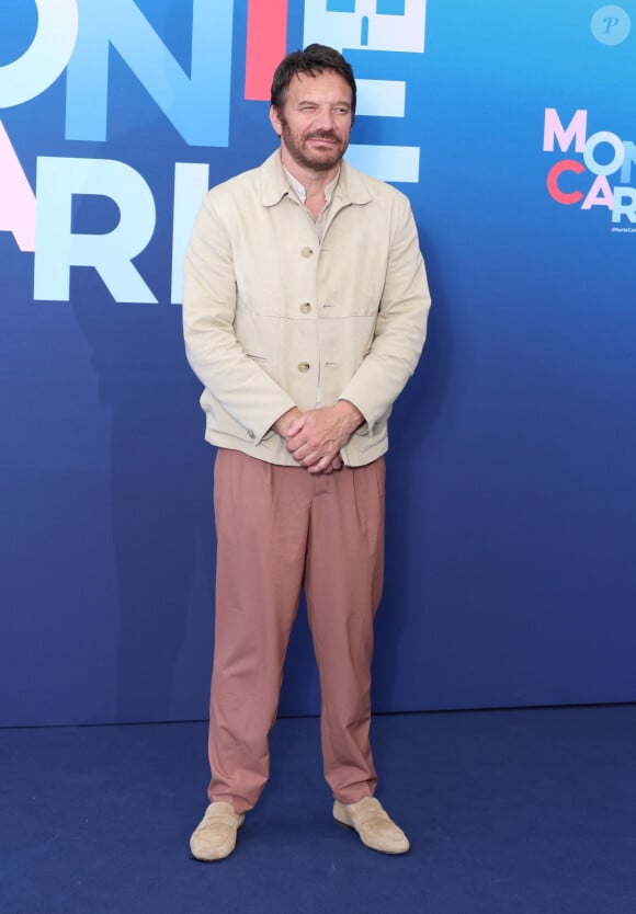 Samuel Le Bihan au photocall de "Alone At Sea" lors de la 63ème édition du Festival de television de Monte-Carlo, Monaco, le 16 juin 2024. © Denis Guignebourg/Bestimage 