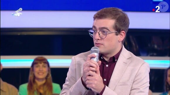 Laurens sur le plateau de "N'oubliez pas les paroles"