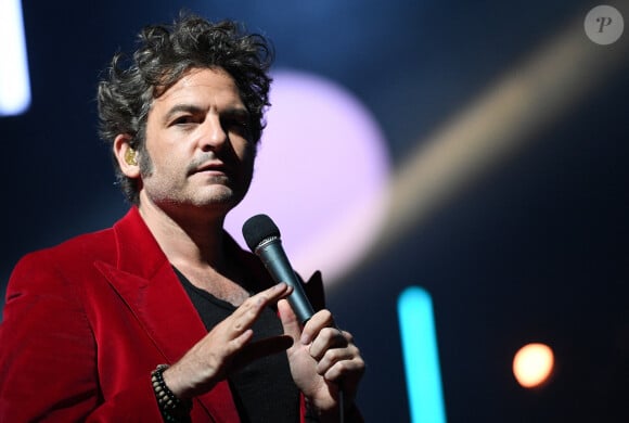 Exclusif - M (Matthieu Chedid) - Le chanteur M et la chanteuse Nach lors du premier concert avec du public dans les studios de Radio France avec son orchestre philharmonique. Ce concert sera retransmis le 23 juin sur la chaîne Culture Box du groupe France TV. Le 1er juin 2021 © Veeren / Bestimage 