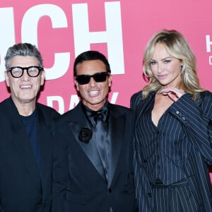 Omar Harfouch avec Marc Lavoine et sa compagne Adriana Karembeu au photocall du "concerto pour la paix" de Omar Harfouch au Théâtre des Champs-Elysées à Paris le 18 septembre 2024. © Rachid Bellak / Bestimage 