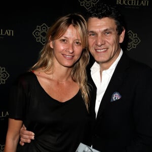 Marc Lavoine et son ex-femme Sarah Poniatowski - Inauguration de la nouvelle boutique Buccellati rue de la Paix à Paris le 8 juin 2016. © Dominique Jacovides / Bestimage 