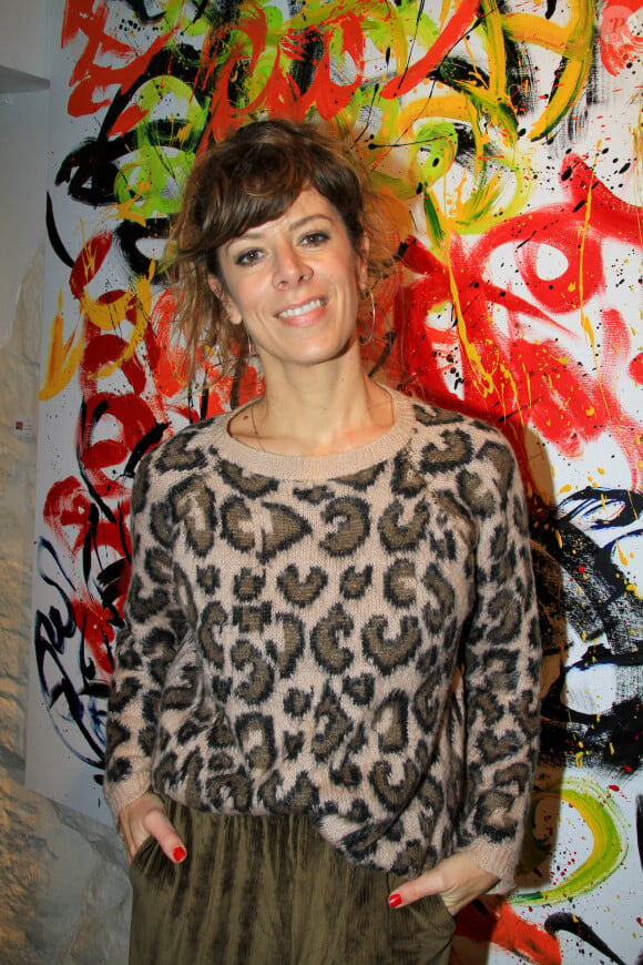 Magali Ripoll lors du vernissage de l'exposition "Presence And Representation" à l'Atelier Visconti à Paris le 23 novembre 2021. © Philippe Baldini / Bestimage 