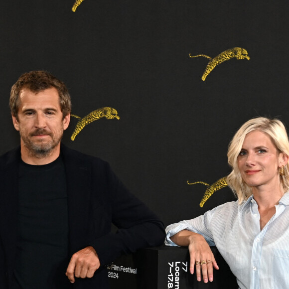 Mélanie Laurent et Guillaume Canet, prix Excellence Award Davide Campari, lors de la 77ème Edition du Festival International du Film de Locarno. Le 7 août 2024 © Nick Zonna-IPA / Zuma Press / Bestimage