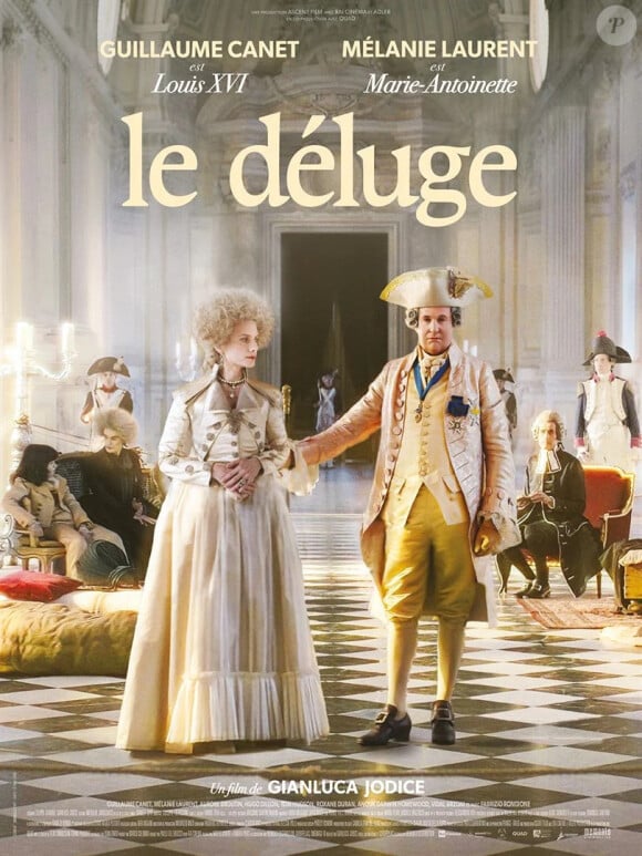 A l'affiche le mois prochain du film historique "Le Déluge",
Affiche du film "Le Déluge" avec Guillaume Canet et Mélanie Laurent