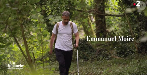 Emmanuel Moire dans "Un dimanche à la campagne" - Capture d'écran - France 2.