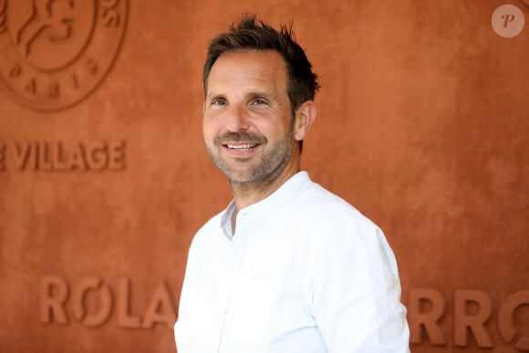 Christophe Michalak au village lors des Internationaux de France de Tennis de Roland Garros à Paris. Le 10 juin 2021 © Dominique Jacovides / Bestimage 