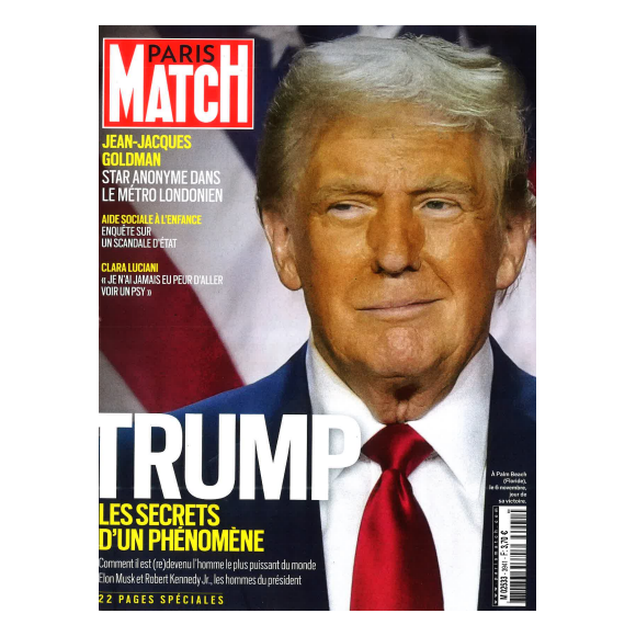 Couverture "Paris Match" mercredi 13 novembre 2024