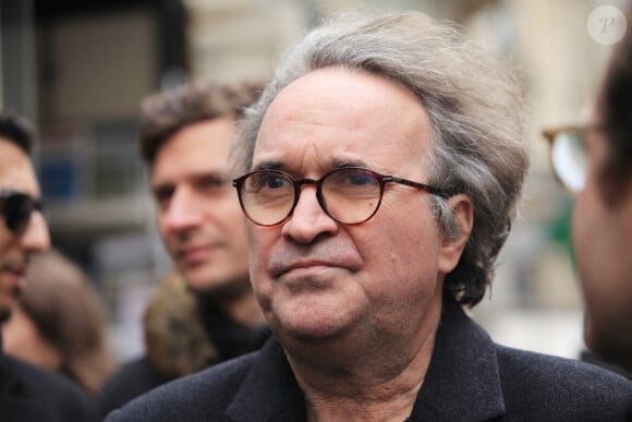 Gregoire Bonnet - Sorties des obsèques de Marion Game en l'église Saint Roch à Paris, France, le 31 mars 2023. © Jonathan Rebboah/Panoramic/Bestimage