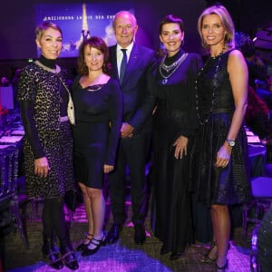 Exclusif - Mathilde Favier, Anne Roumanoff, Jean-Paul Agon, Cristina Cordula et Sylvie Tellier - Soirée du 6ème Gala caritatif de l'Institut Rafaël et de la Zag Foundation, dédié à l'accompagnement des enfants en santé intégrative au Pavillon Gabriel à Paris le 12 novembre 2024. © Erez Lichtfeld/Bestimage 