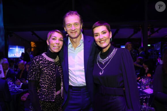 Exclusif - Mathilde Favier et son compagnon Nicolas Altmayer et Cristina Cordula - Soirée du 6ème Gala caritatif de l'Institut Rafaël et de la Zag Foundation, dédié à l'accompagnement des enfants en santé intégrative au Pavillon Gabriel à Paris le 12 novembre 2024. © Erez Lichtfeld/Bestimage 