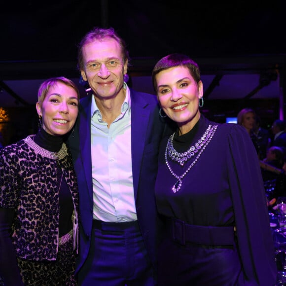 Exclusif - Mathilde Favier et son compagnon Nicolas Altmayer et Cristina Cordula - Soirée du 6ème Gala caritatif de l'Institut Rafaël et de la Zag Foundation, dédié à l'accompagnement des enfants en santé intégrative au Pavillon Gabriel à Paris le 12 novembre 2024. © Erez Lichtfeld/Bestimage 